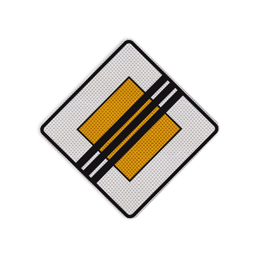 VZ 307 Ende der Vorfahrtstraße VZ 307 Ende der Vorfahrtstraße