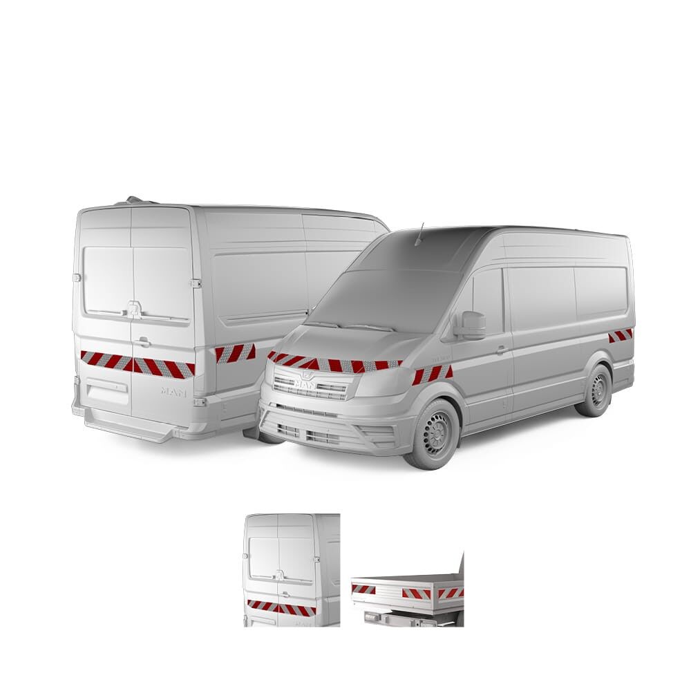 MAN TGE Warnmarkierung ab 2017