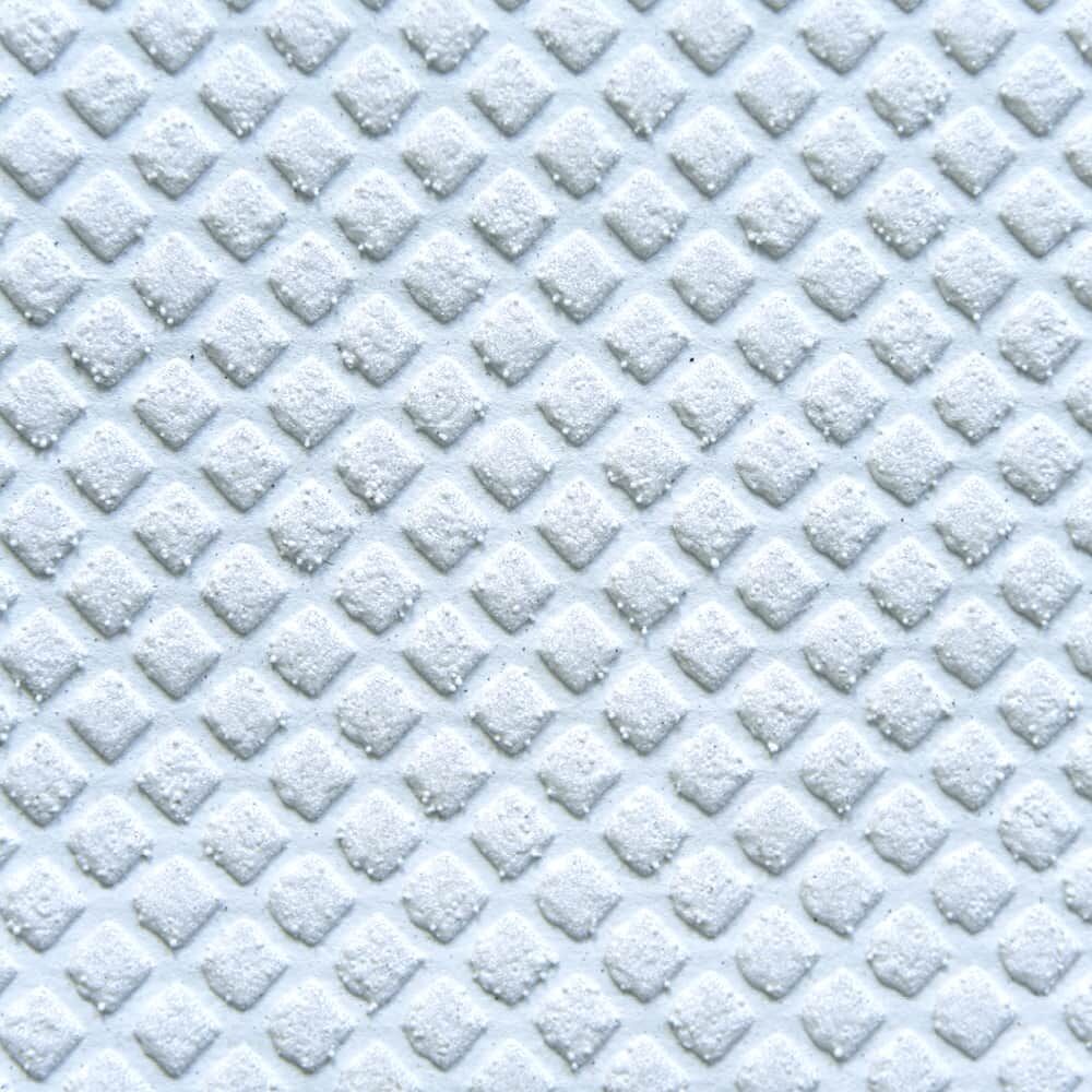 Detailaufnahme der 3M Stamark Folienstruktur in weiß