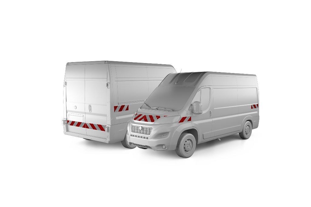 Fiat Ducato 250 mit Komplettwarnmarkierungssatz, Baujahr 2014