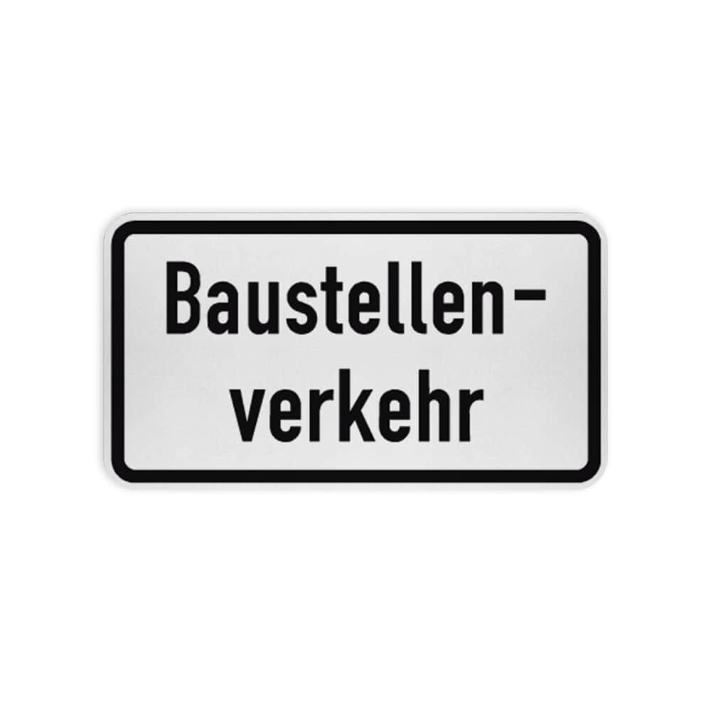 VZ 1007-38 Baustellenverkehr VZ 1007-38 Baustellenverkehr