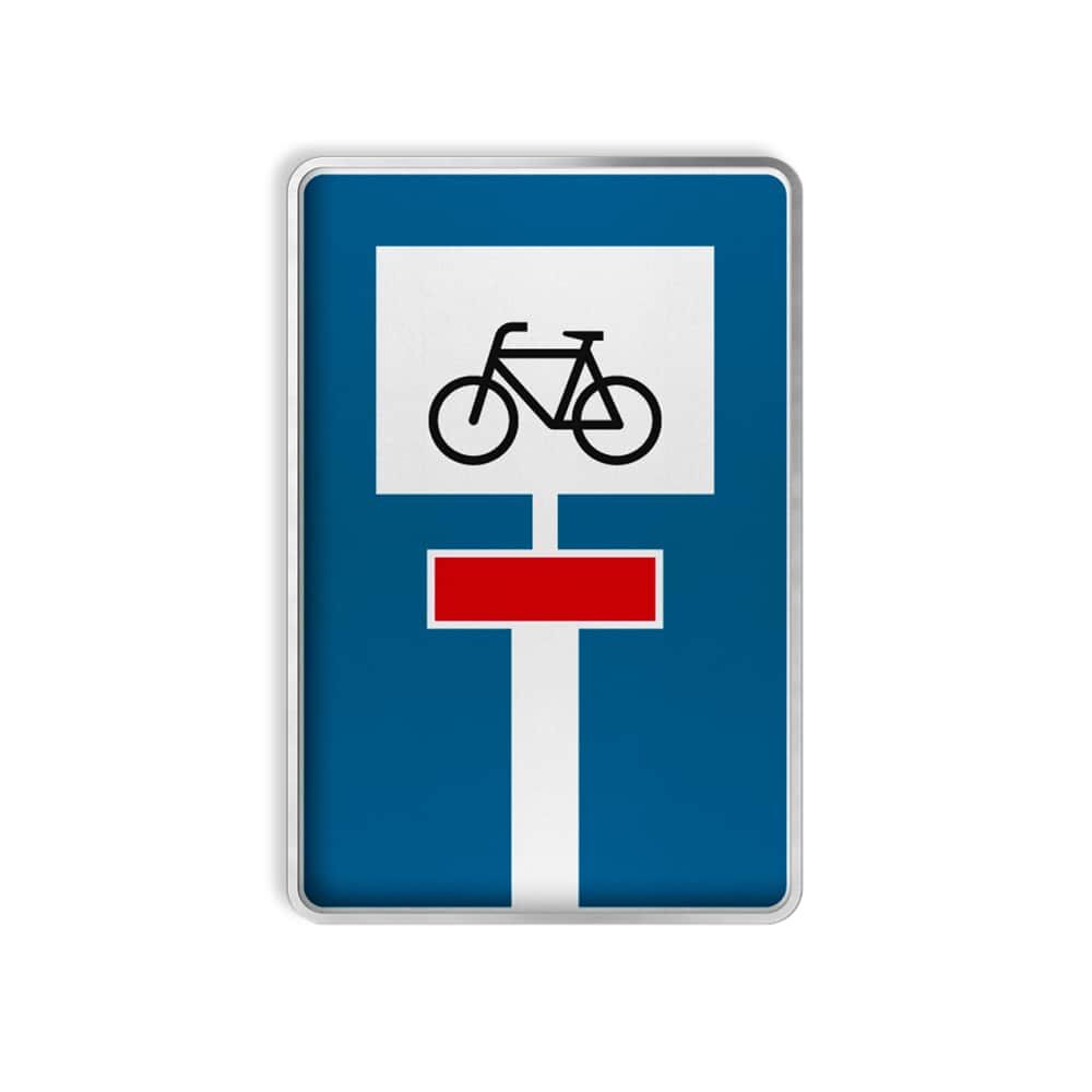 VZ 357-52 Für Radverkehr durchlässige Sackgasse RA 1 630 x 420 mm Alform
