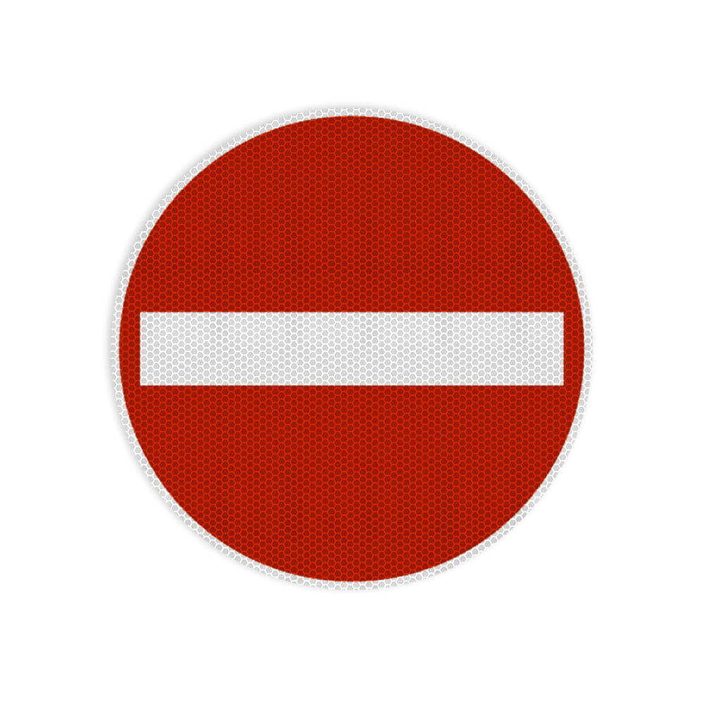 VZ 267 Verbot der Einfahrt RA 2 Ø 420 mm 3 mm Dibond