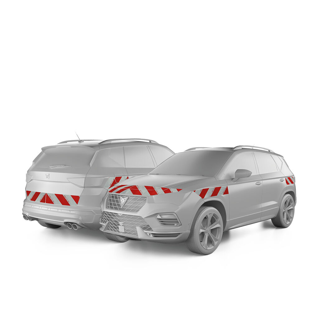 Cupra Ateca mit Komplettwarnmarkierungssatz, Baujahr 2020