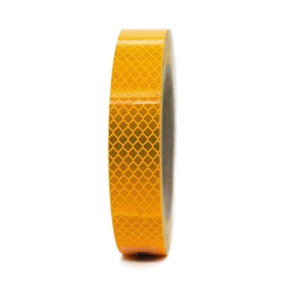 3M Reflexband 4080 Fluor-gelb, 25 mm Rolle, Frontansicht