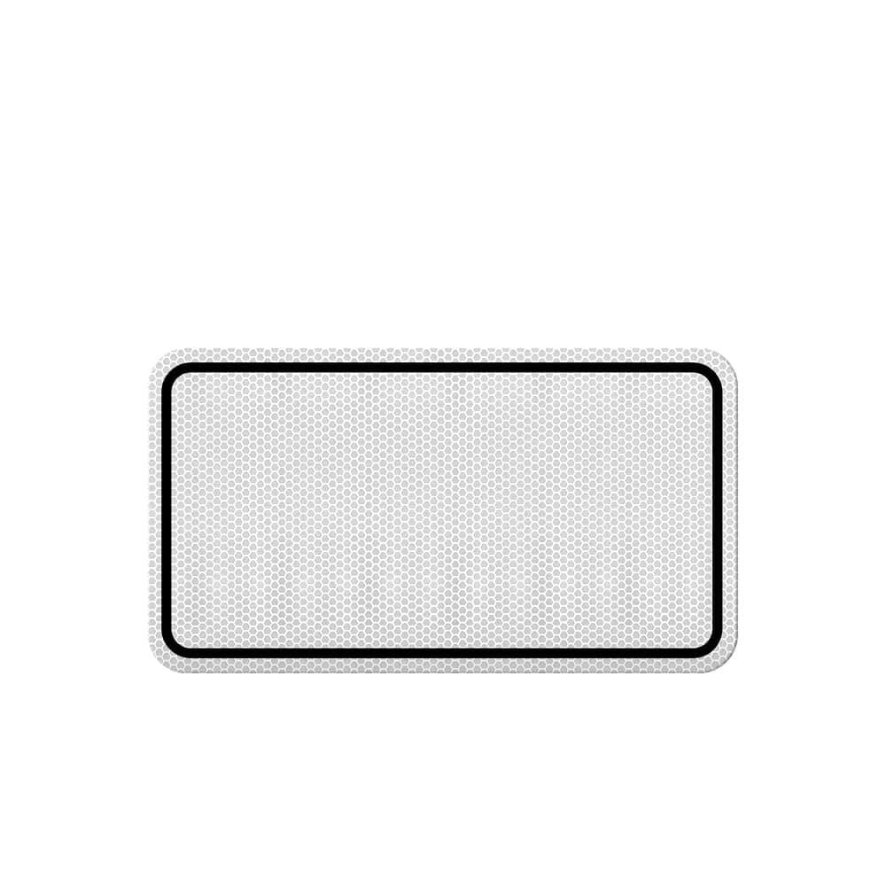 Verkehrszeichen Zusatzzeichen Blank in RA2