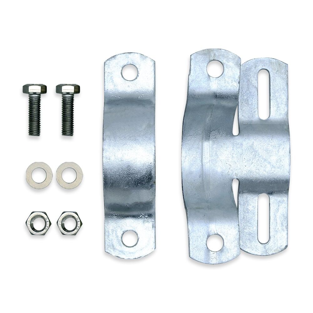 Rohrschelle Ø 60 mm Stahl, feuerverzinkt Rohrschelle Ø 60 mm Stahl, feuerverzinkt