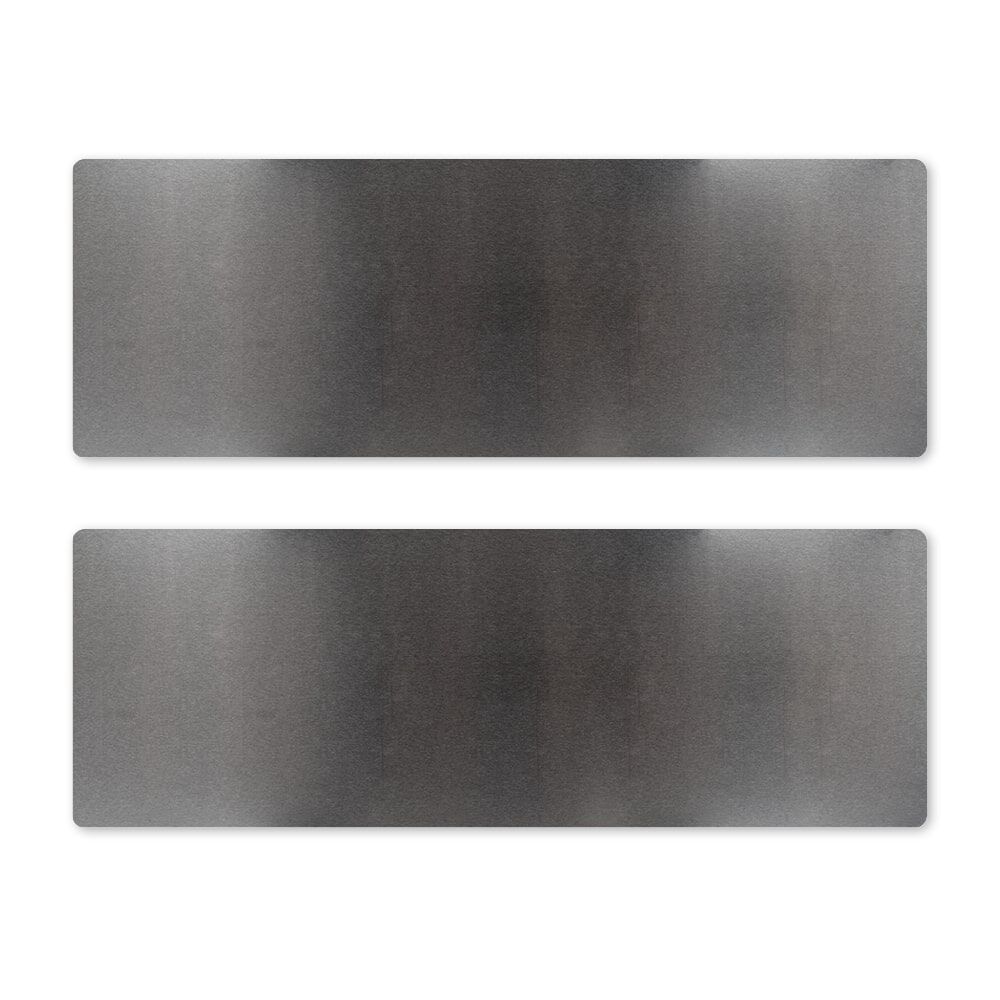 Halbmarkierungen Rückseite, Alu-Verbunad blank
