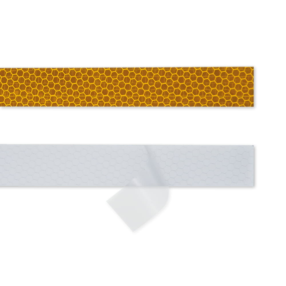 Avery Reflexband T-7500B gelb, 25 mm Streifen der Vorder- und Rückseite