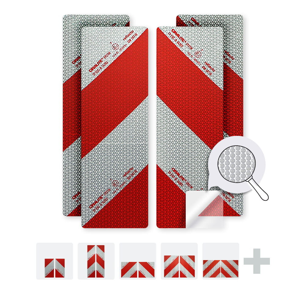 Reflecto 5921M Kfz-Warnmarkierung Set selbsthaftend