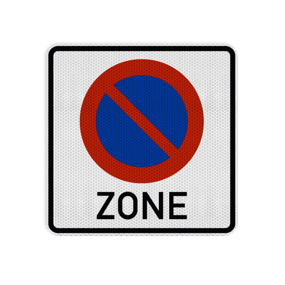 VZ 290.1 Beginn eines eingeschränkten Haltverbots für eine Zone VZ 290.1 Beginn eines eingeschränkten Haltverbots für eine Zone