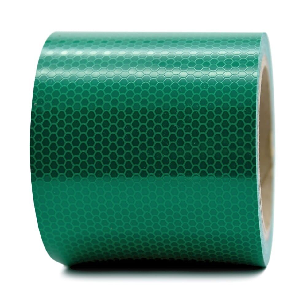 Orafol ORALITE Reflexband 5810 grün, 100 mm Rolle, Frontansicht