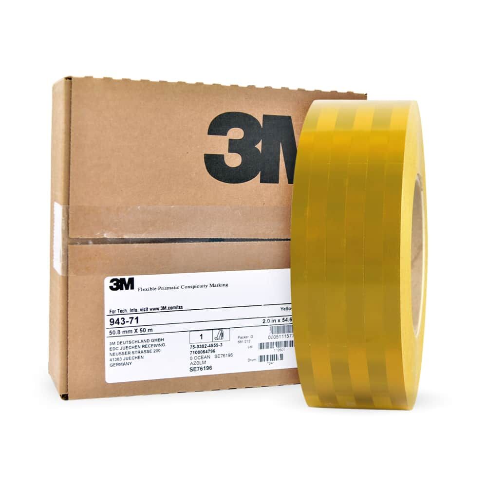 3M Konturmarkierung 943-71 gelb 50,8 mm x 50 m für Festaufbauten