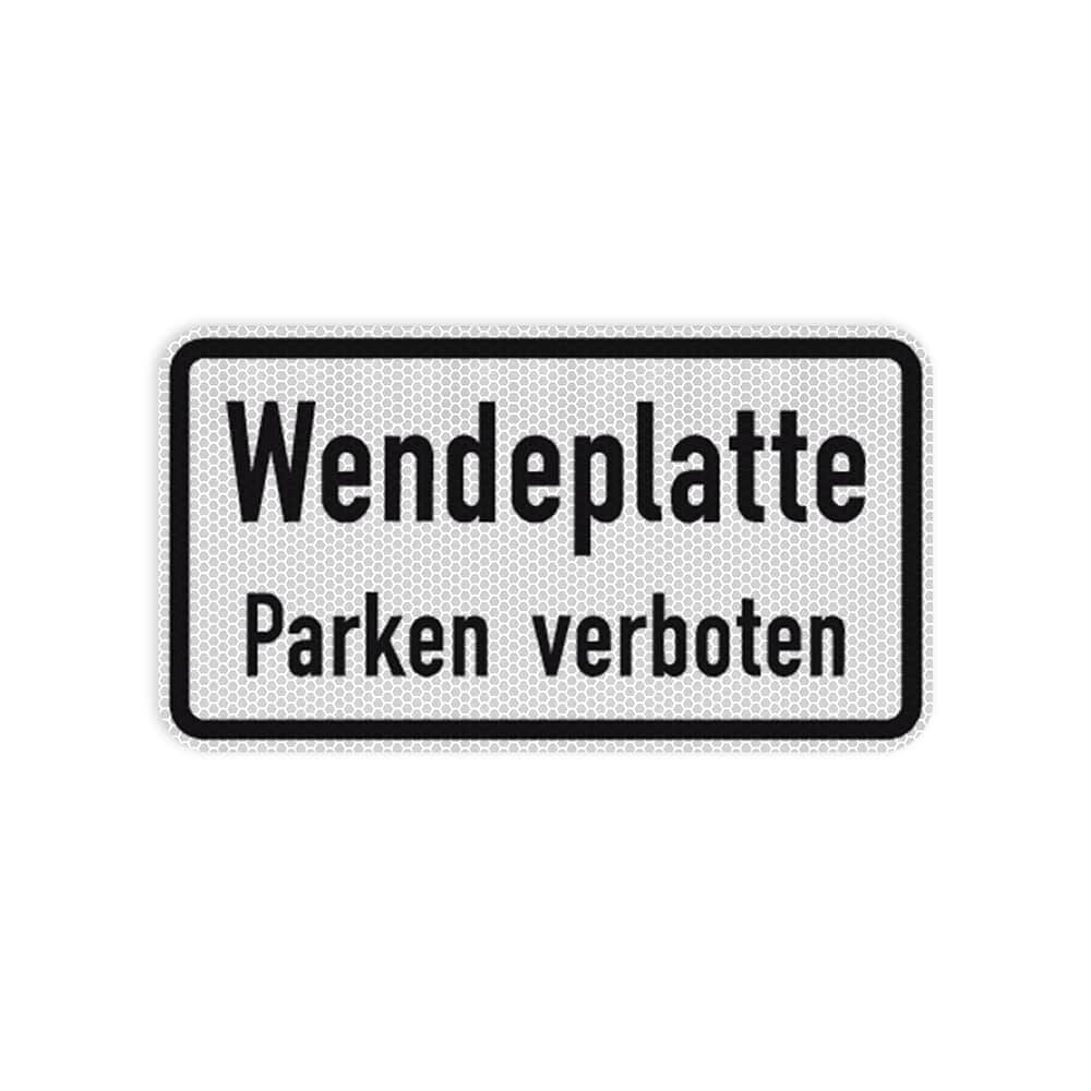 VZ 2422 Wendeplatte - Parken verboten