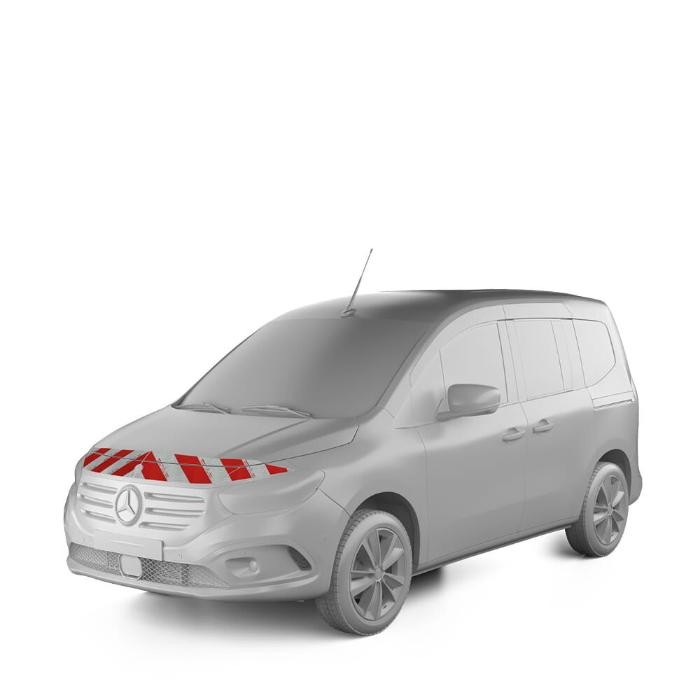 Mercedes Benz EQT W420 in Lang mit Frontmarkierung, Baujahr 2023