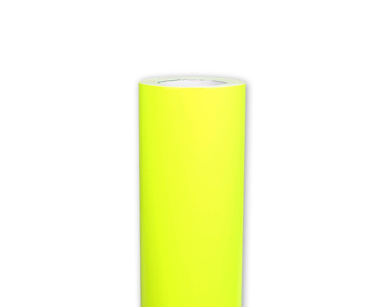 Einzelrolle ORACAL 7710 Fluorfolie Signalgelb, 1260 mm Breite.
