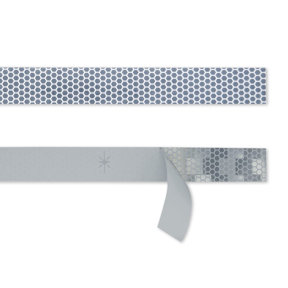 Avery Reflexband V-8000, 25 mm Streifen der Vorder- und Rückseite