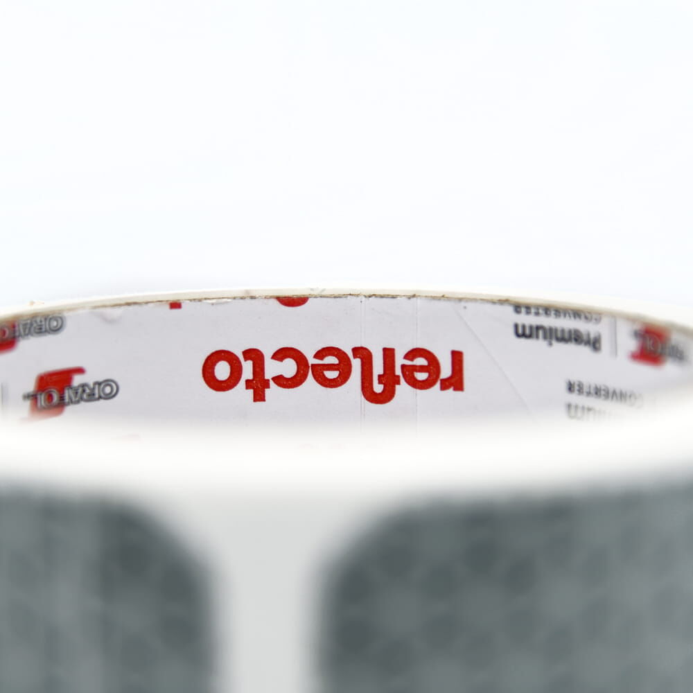 Innenkern mit ORAFOL Premium-Converter-Branding der Stickerrolle