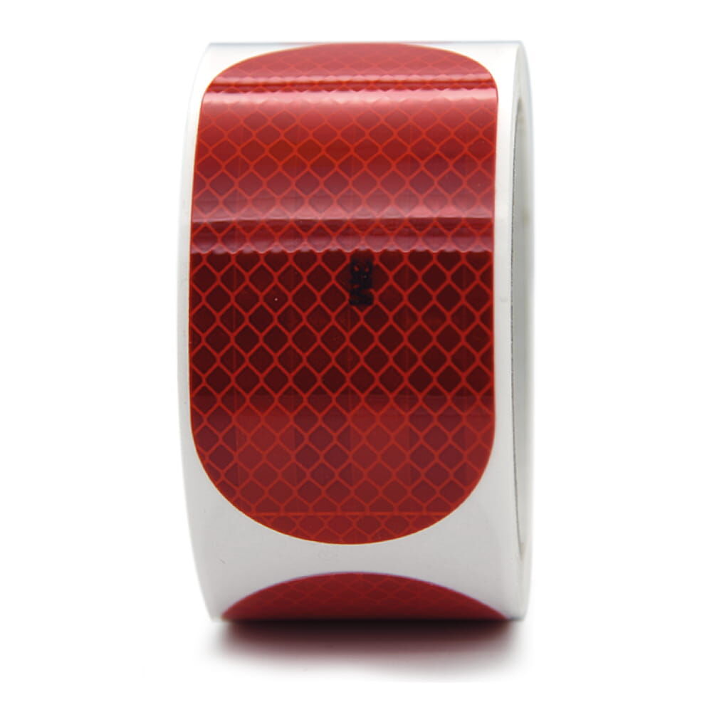Rolle Tanker-Sticker 983 in rot, 5 m, rechteckige Segmente