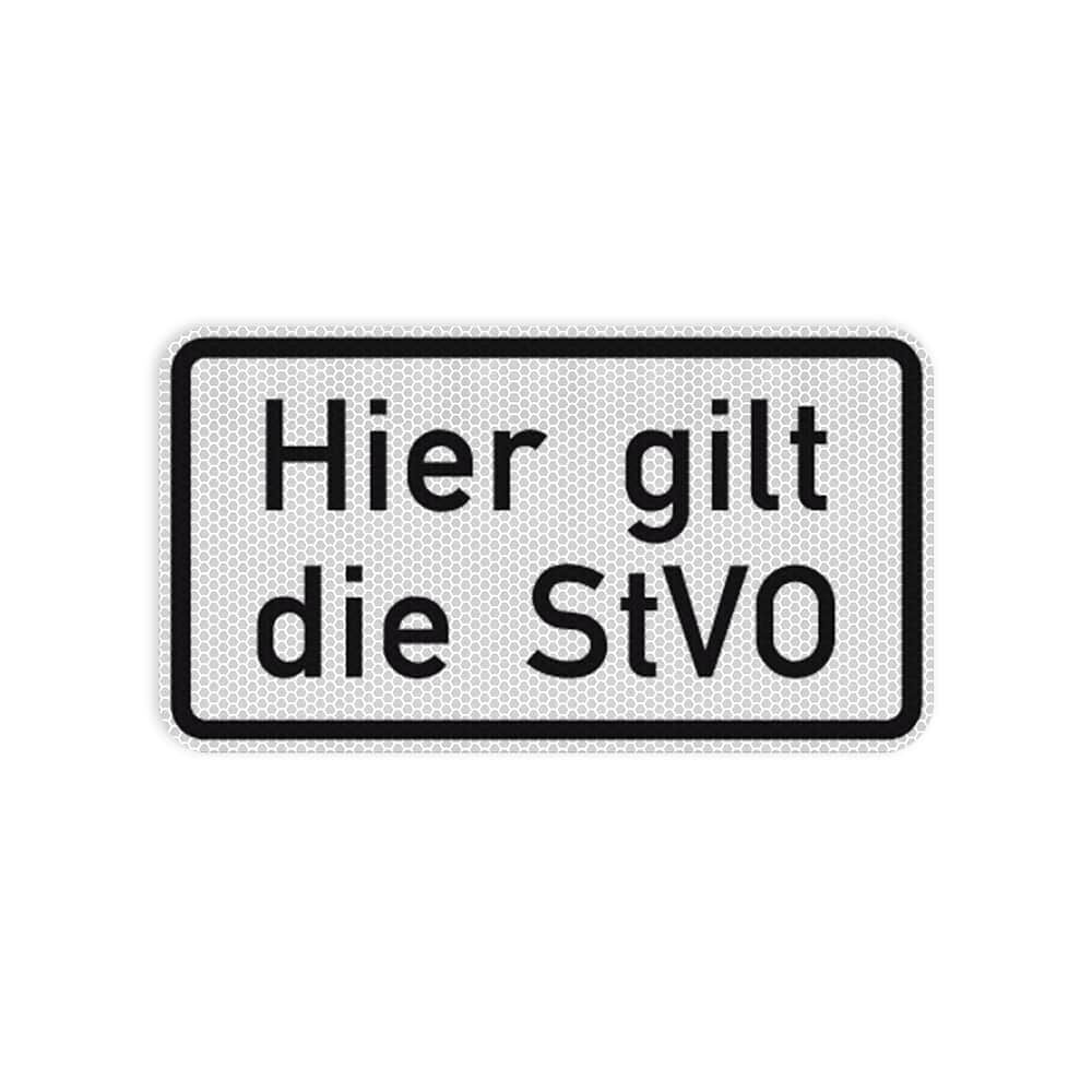 VZ 2803 Hier gilt die StVO VZ 2803 Hier gilt die StVO