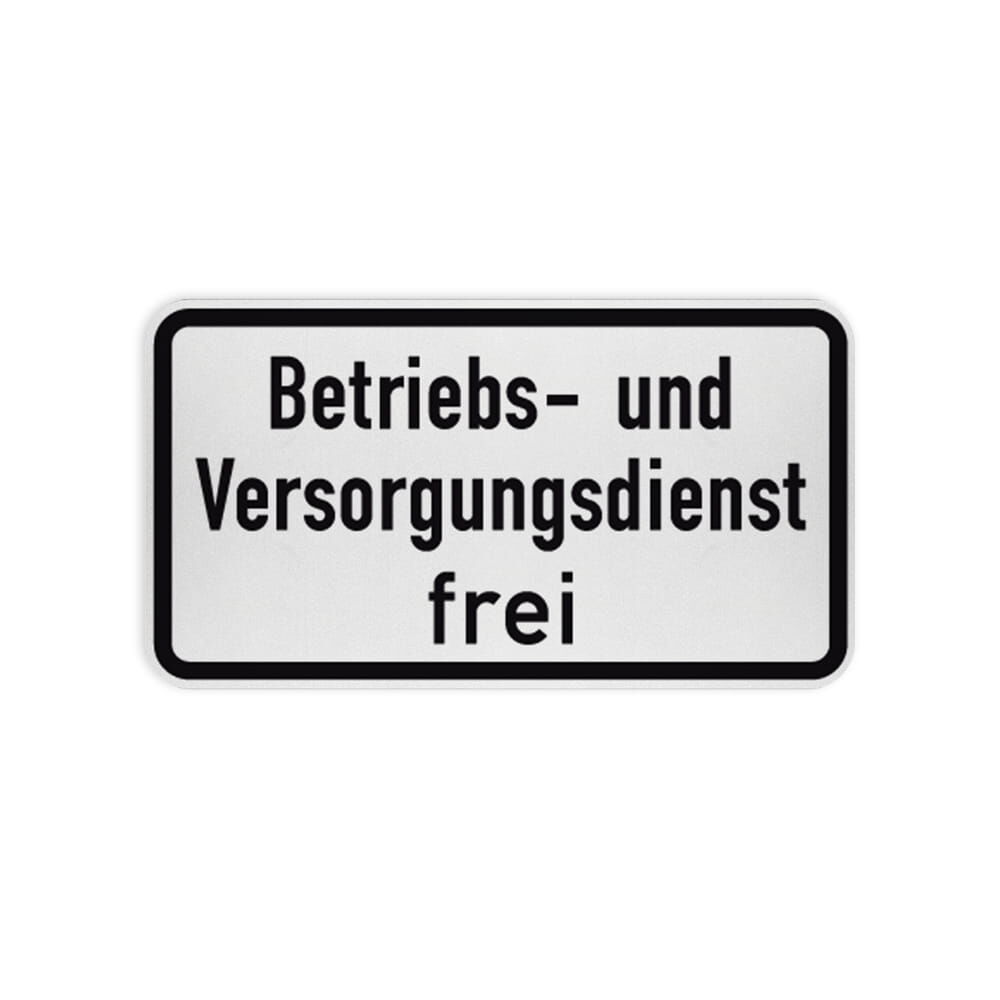 VZ 1026-39 Betriebs- und Versorgungsdienst frei VZ 1026-39 Betriebs- und Versorgungsdienst frei