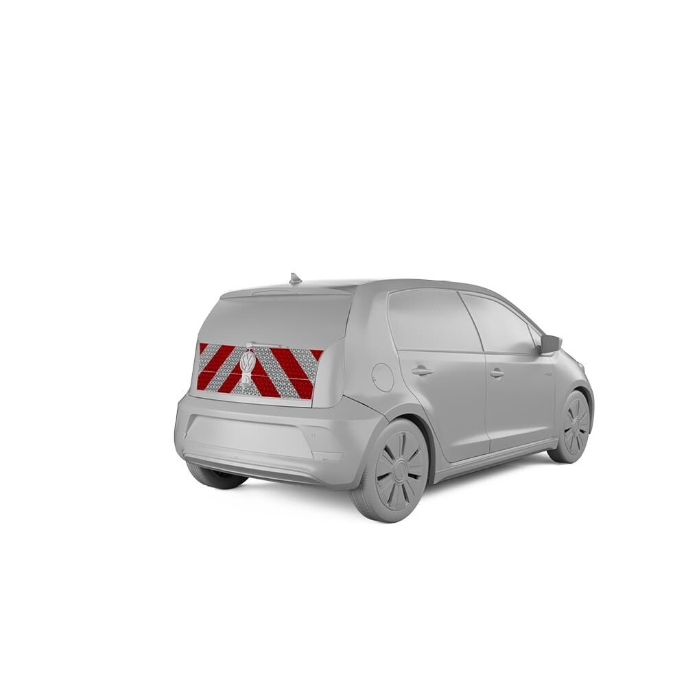 VW UP 3-Türer mit Heckwarnmarkierung, Baujahr 2016
