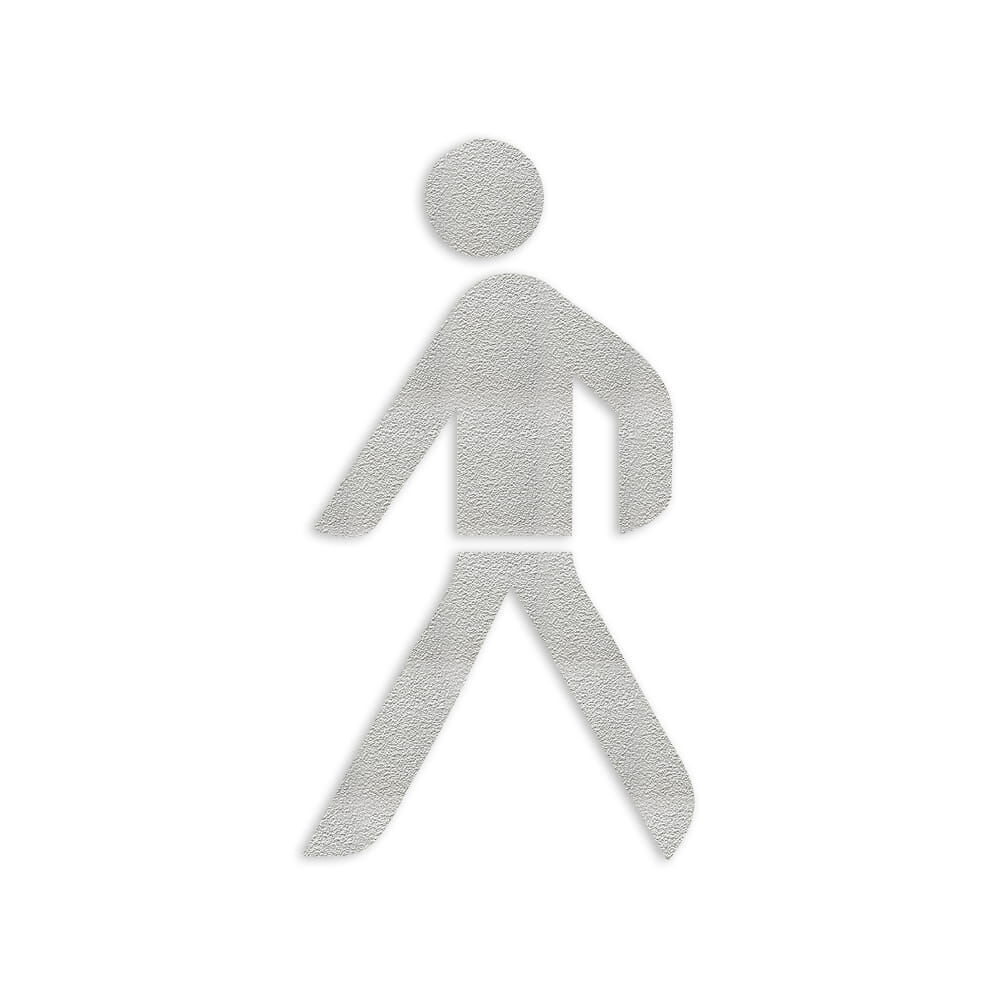 Fußgänger-Piktogramm aus 3M Stamark in Weiß