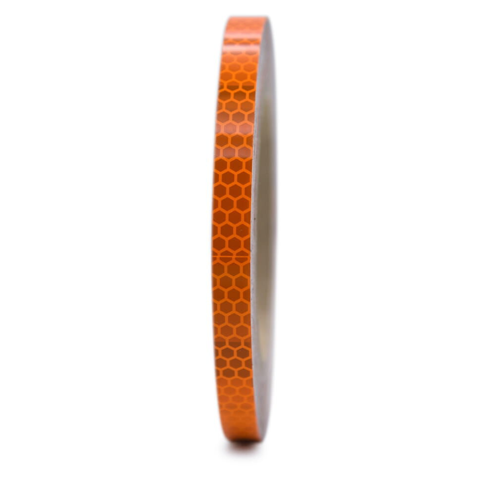 Avery Reflexband V-8000 fluor-orange, 10 mm Rolle, Frontansicht