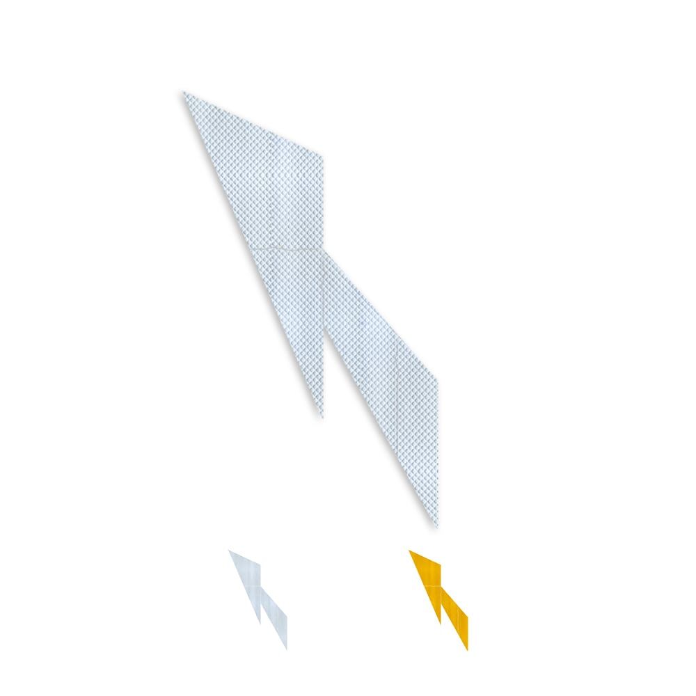 3M Stamark Vorankündigungspfeil links, erhältlich in weiß oder gelb