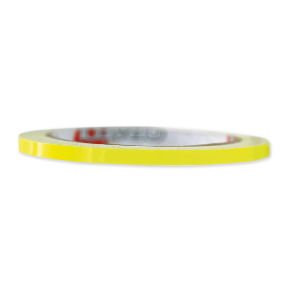 5 mm Fluorband-Rolle Orafol ORACAL 7510 gelb, Seitenansicht