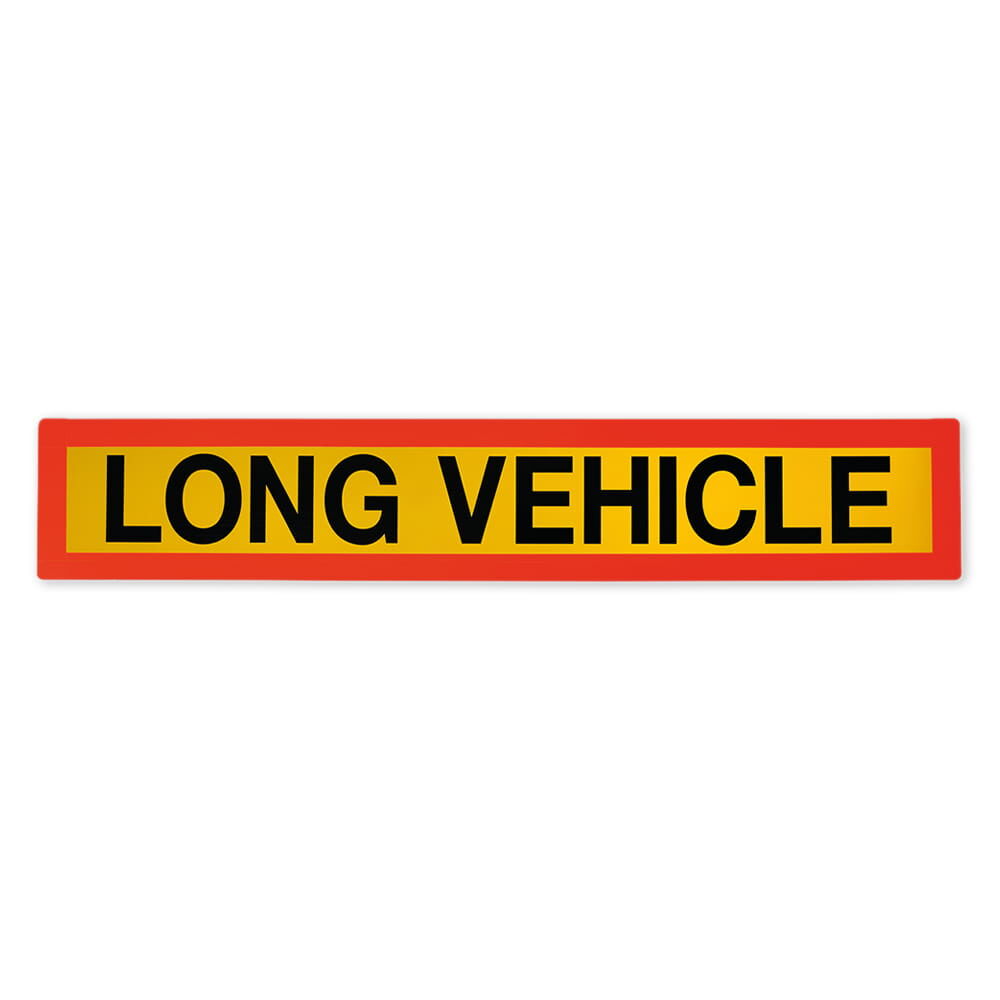 Heckwarntafel Long Vehicle