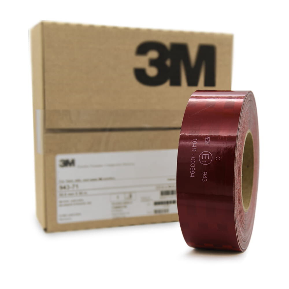 3M 943 50 m Rolle in rot vor Originalkarton