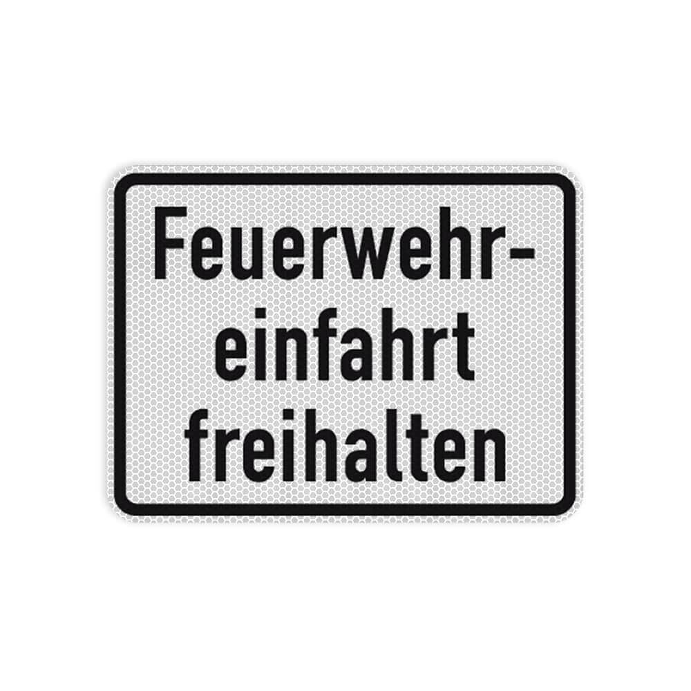 VZ 2431 Feuerwehreinfahrt freihalten VZ 2431 Feuerwehreinfahrt freihalten