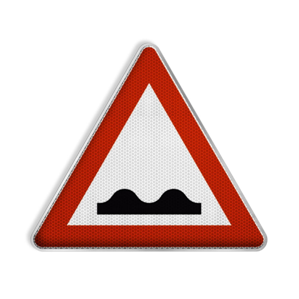 VZ 112 Unebene Fahrbahn VZ 112 Unebene Fahrbahn