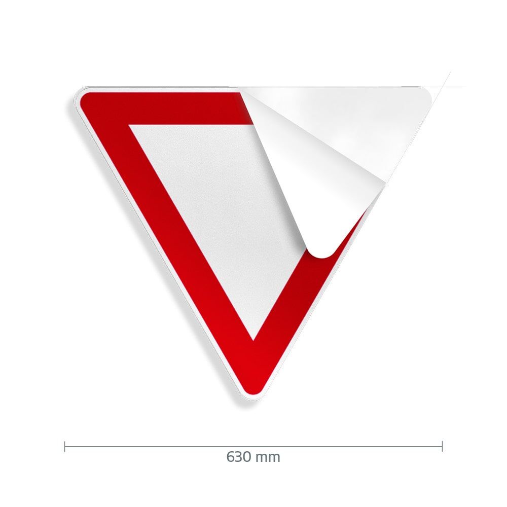 VZ 205 630 mm mit leicht abgezogener Ecke, RA1