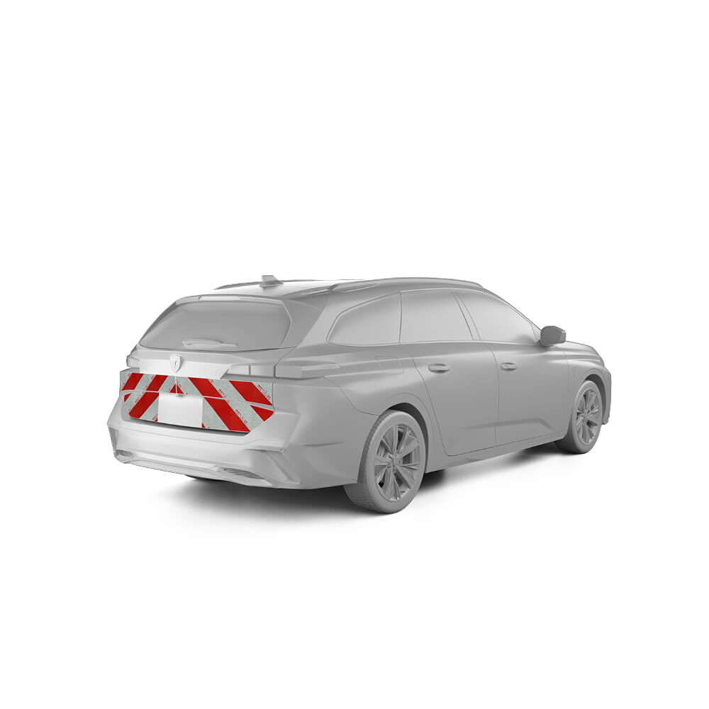 Peugeot 308 SW mit Heckwarnmarkierung, Baujahr ab 2022