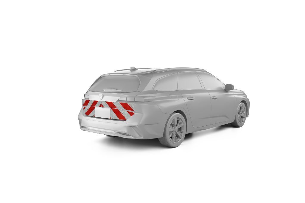 Peugeot 308 SW mit Heckwarnmarkierung, Baujahr ab 2022
