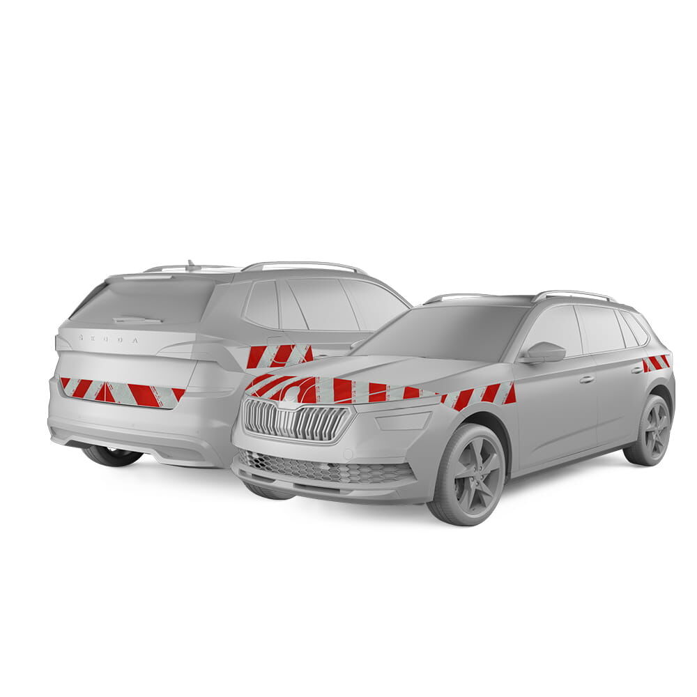 Skoda Kamiq Warnmarkierung ab 01-2024 Komplettsatz