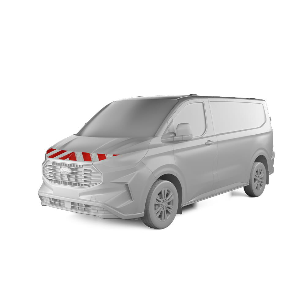 Ford Tounero Custom mit Frontwarnmarkierung, Baujahr 2023