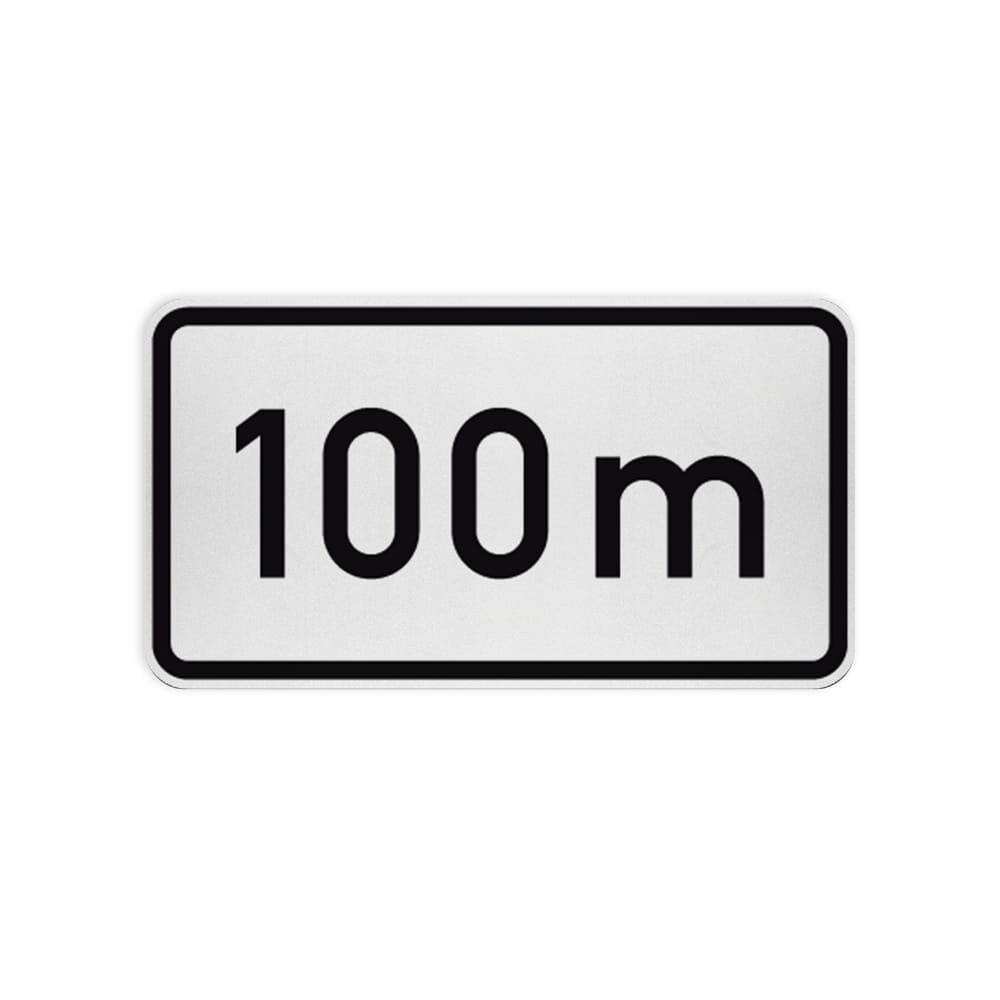 VZ 1004-30 Entfernungsangabe in m VZ 1004-30 Entfernungsangabe in m