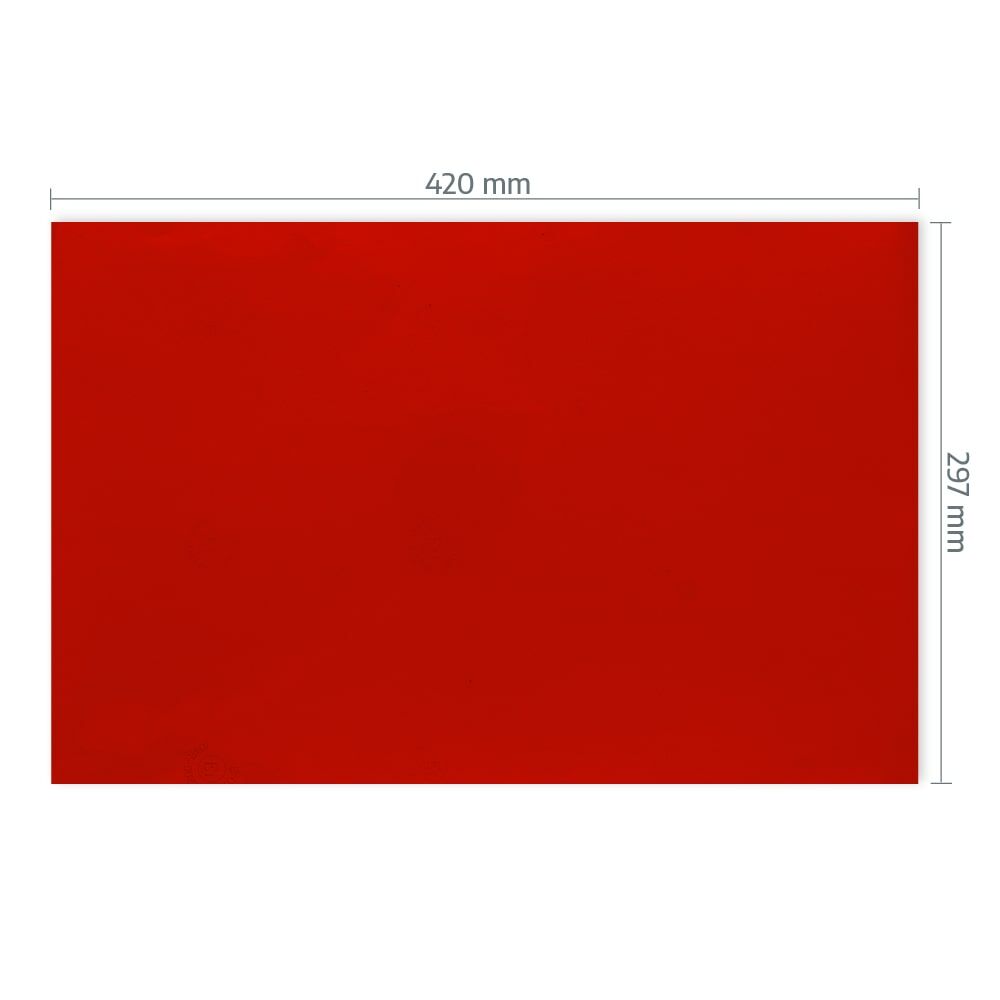 Zuschnitt Orafol ORALITE Reflexfolie 5600E DIN A3 rot