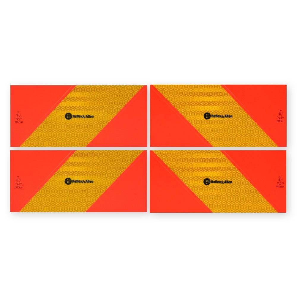 Reflexallen Heckwarntafel