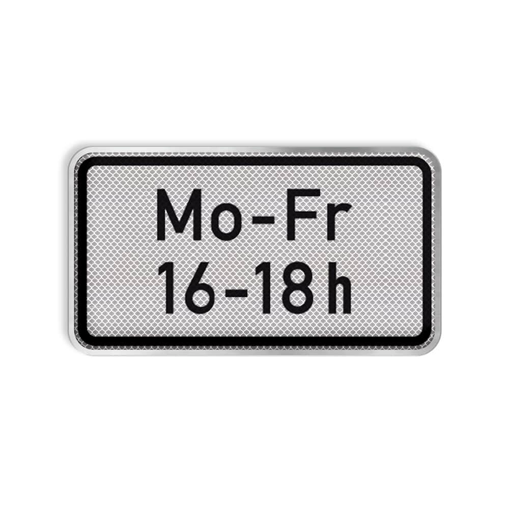 VZ 1042-33 Zeitliche Beschränkung (zweizeilig) (Mo - Fr, … - VZ 1042-33 Zeitliche Beschränkung (zweizeilig) (Mo - Fr, … -