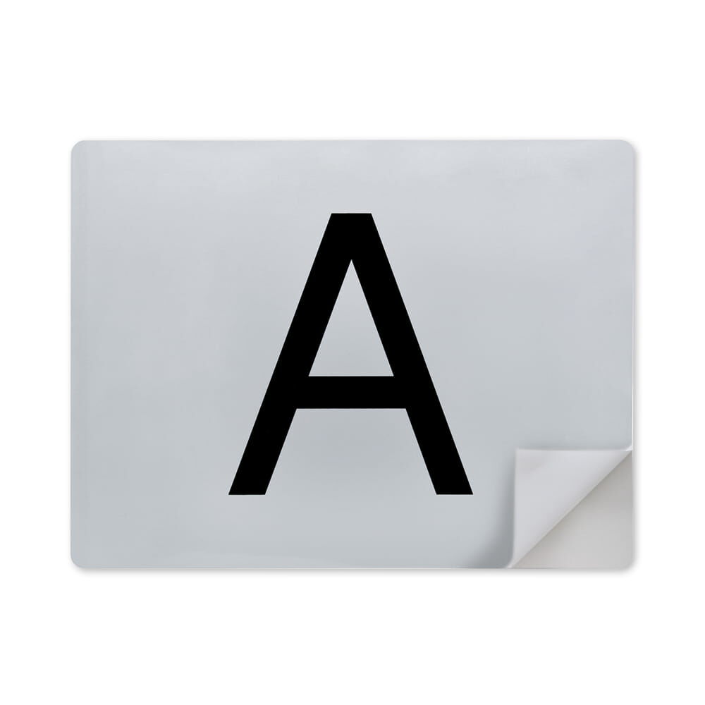 A Schild Aufkleber permanent