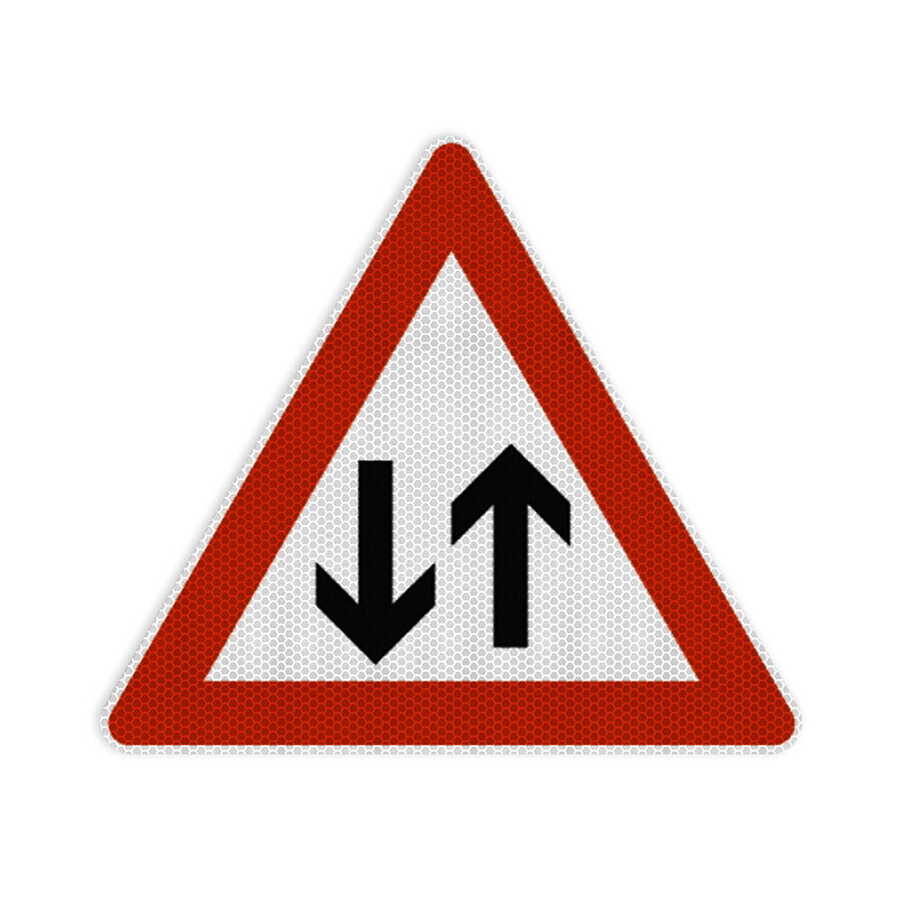 VZ 125 Gegenverkehr RA 2 SL 630 mm 2 mm Alu