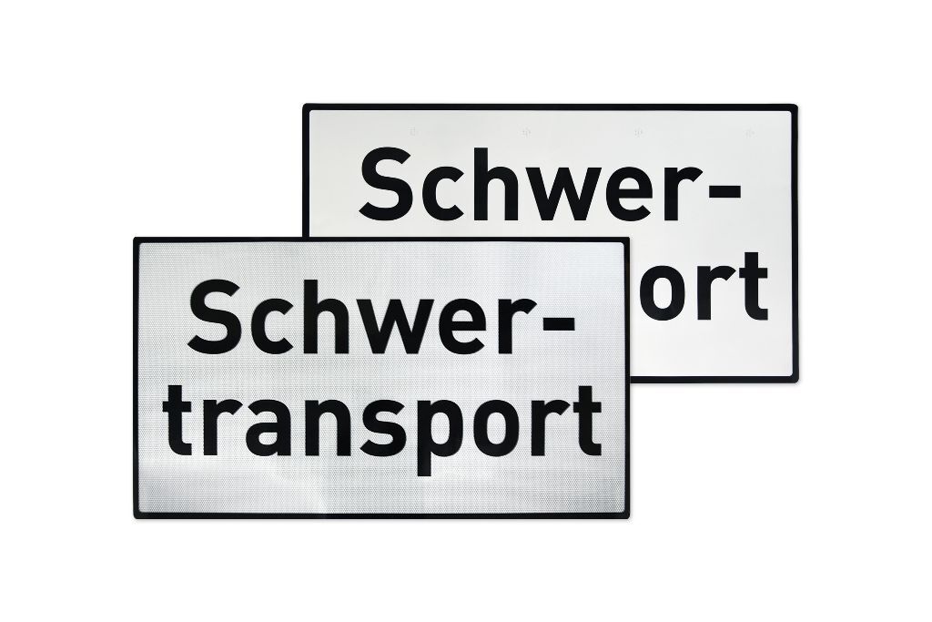 Schwertransport-Schild für Begleitfahrzeuge