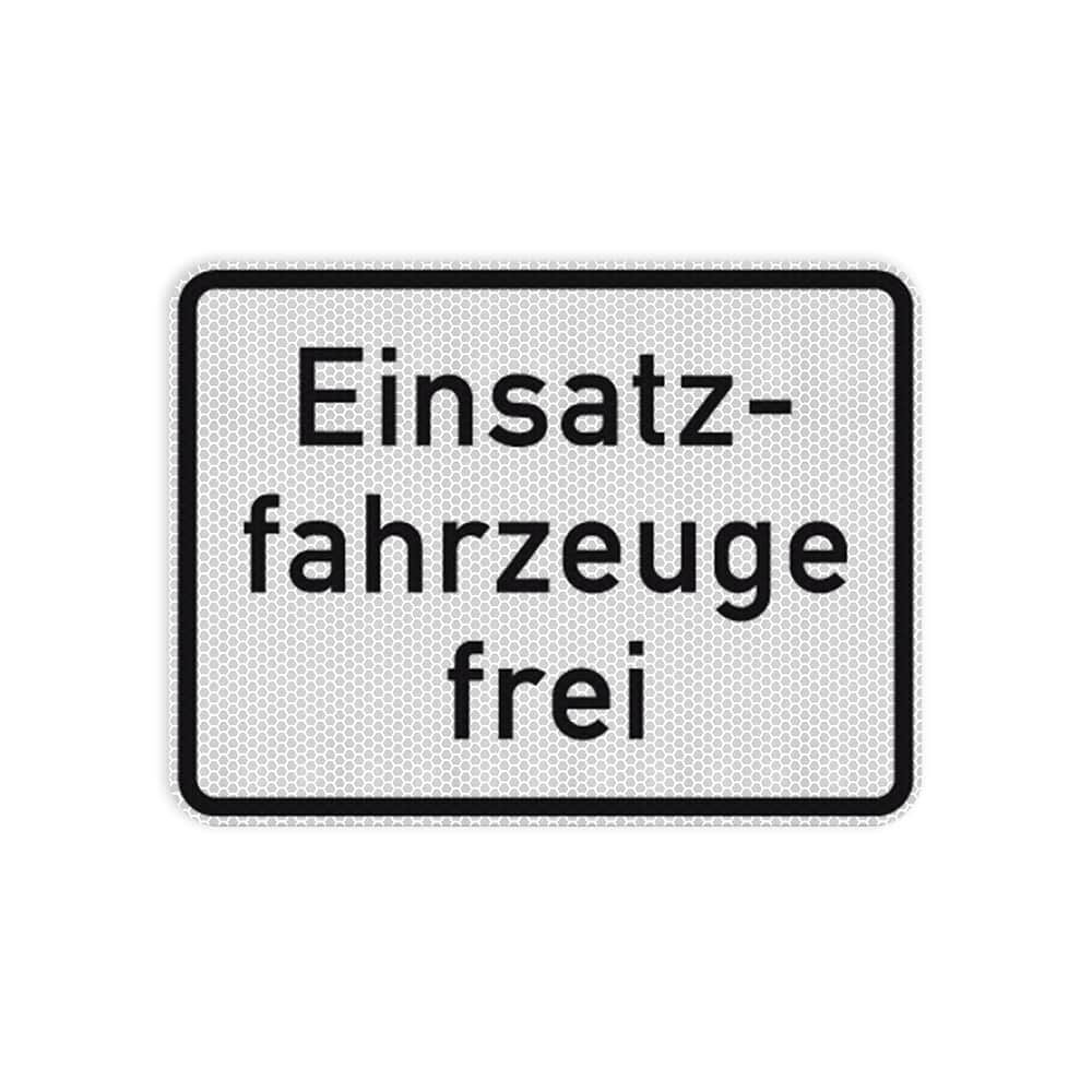 VZ 1026-33 Einsatzfahrzeuge frei VZ 1026-33 Einsatzfahrzeuge frei