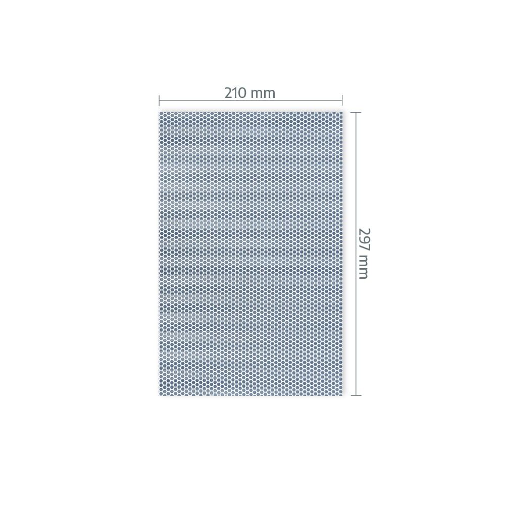 Zuschnitt 3M Reflexfolie 823i DIN A4 weiß
