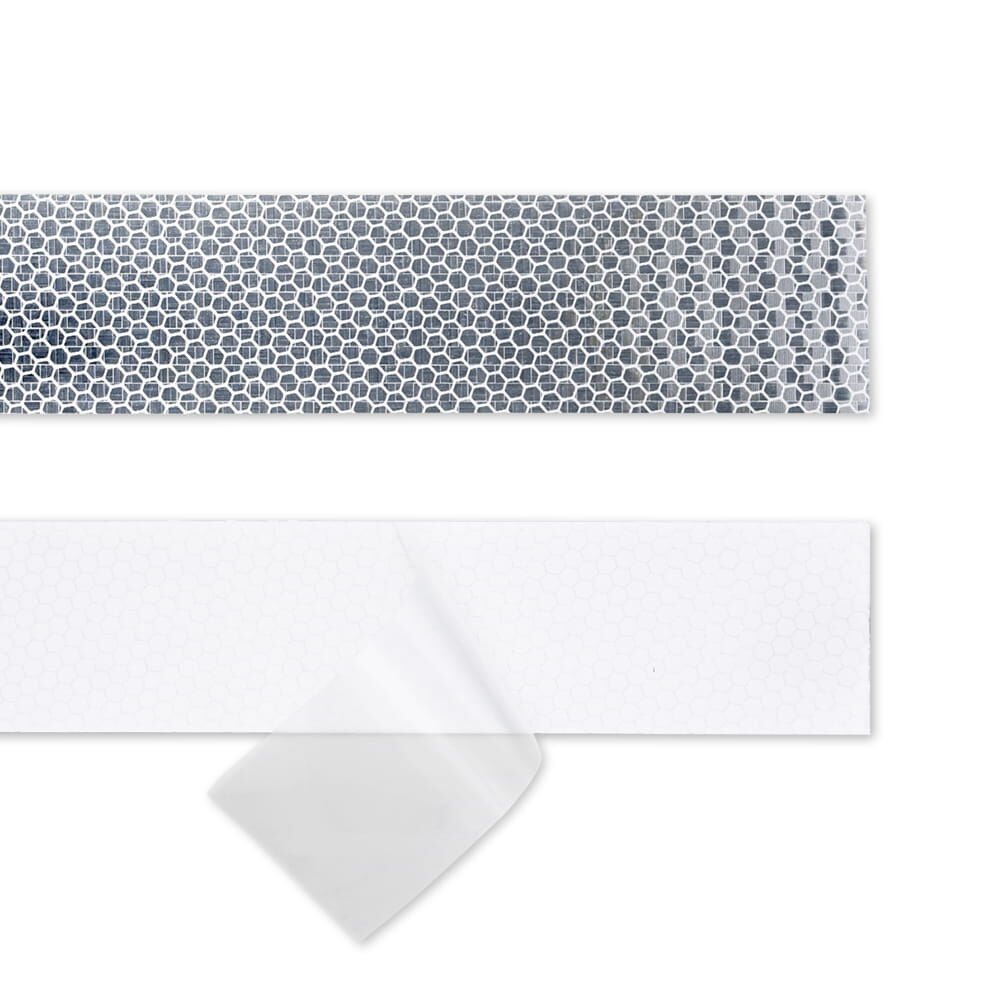 Avery Reflexband T-11500 OmniCube weiß 50 mm, Streifen der Vorder- und Rückseite
