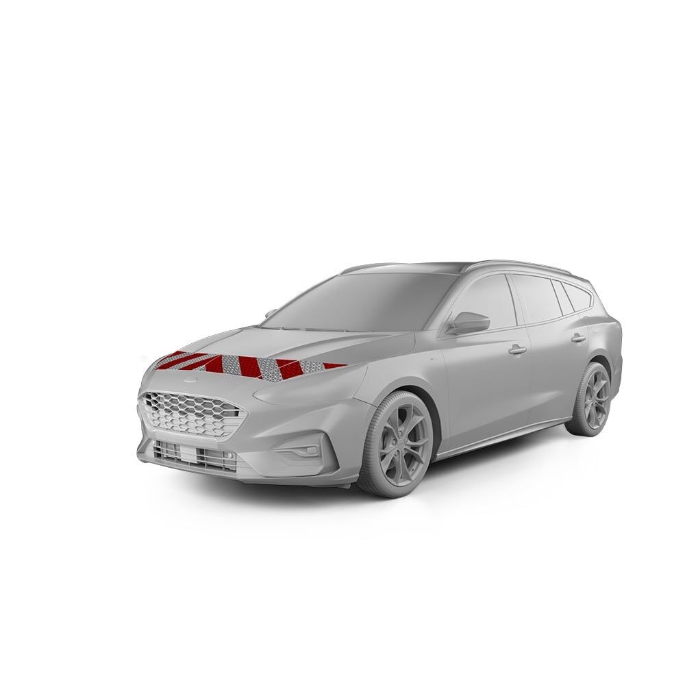 Ford Focus Turnier mit Frontwarnmarkierung, Baujahr 2018